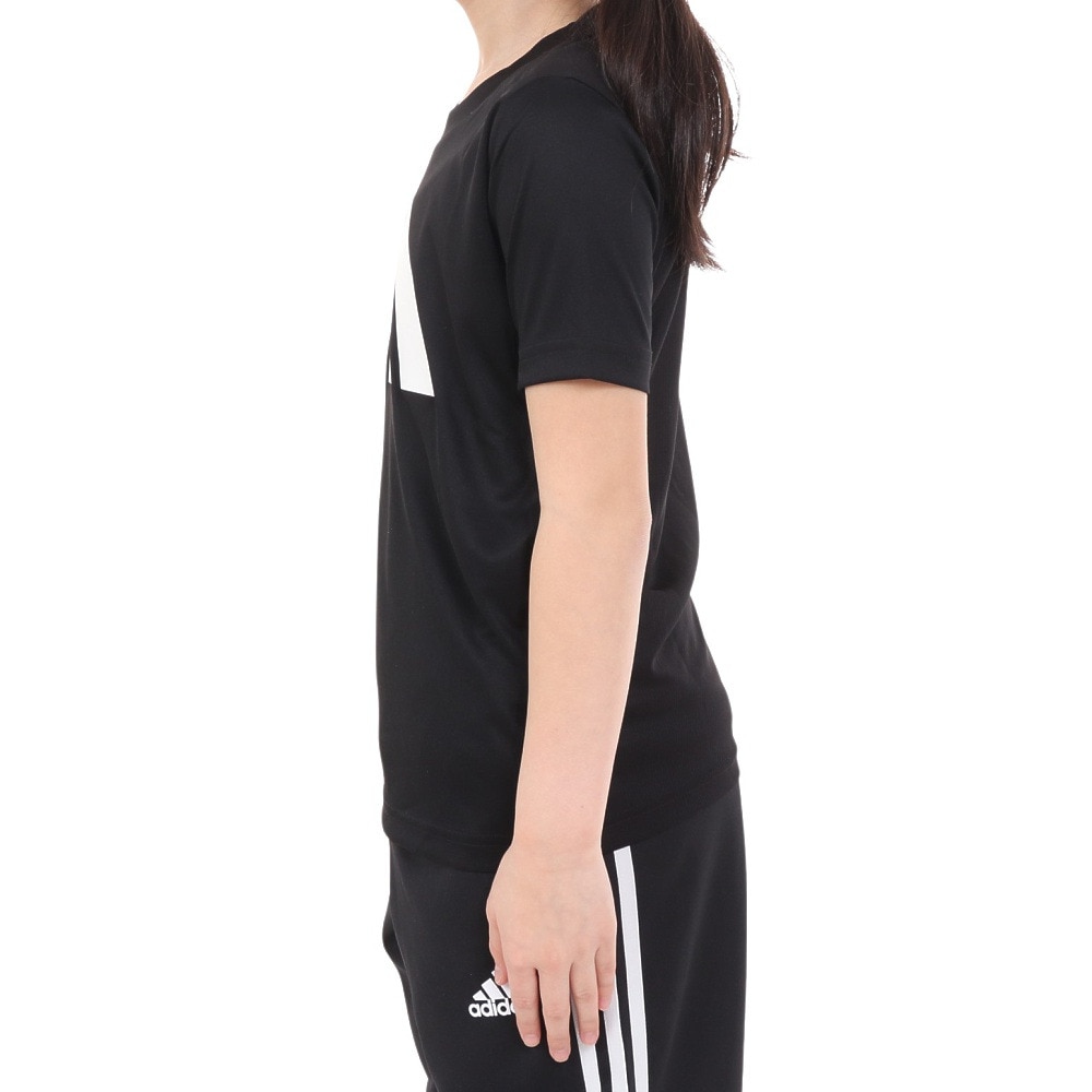 アディダス（adidas）（キッズ）キッズ トレイン エッセンシャルズ AEROREADY ロゴ レギュラーフィット 半袖Tシャツ ECL93-IC5659