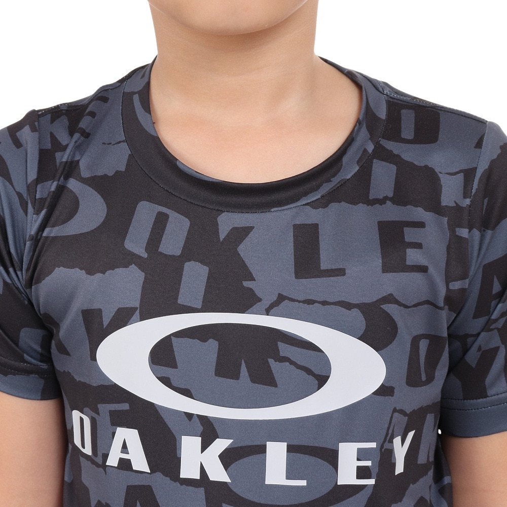 オークリー（OAKLEY）（キッズ）ジュニア En Qdevo SS Tee Graphic Ytr 7.0 半袖Tシャツ FOA406397-00G