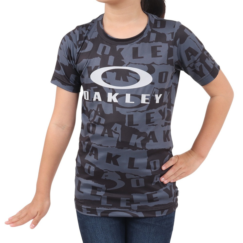 オークリー（OAKLEY）（キッズ）ジュニア En Qdevo SS Tee Graphic Ytr 7.0 半袖Tシャツ FOA406397-00G
