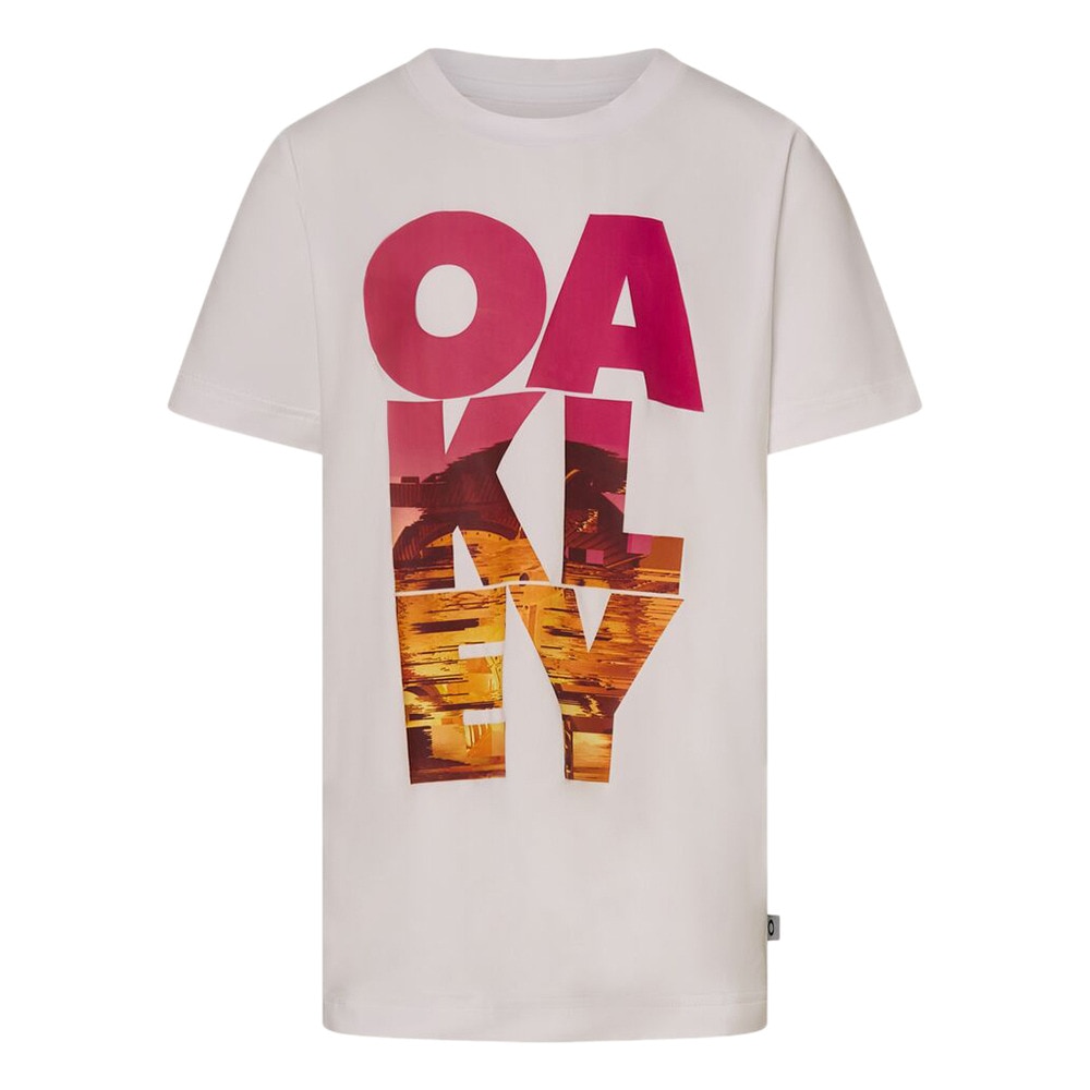オークリー（OAKLEY）（キッズ）EN QDE Tシャツ BOLD YTR FOA406398-100