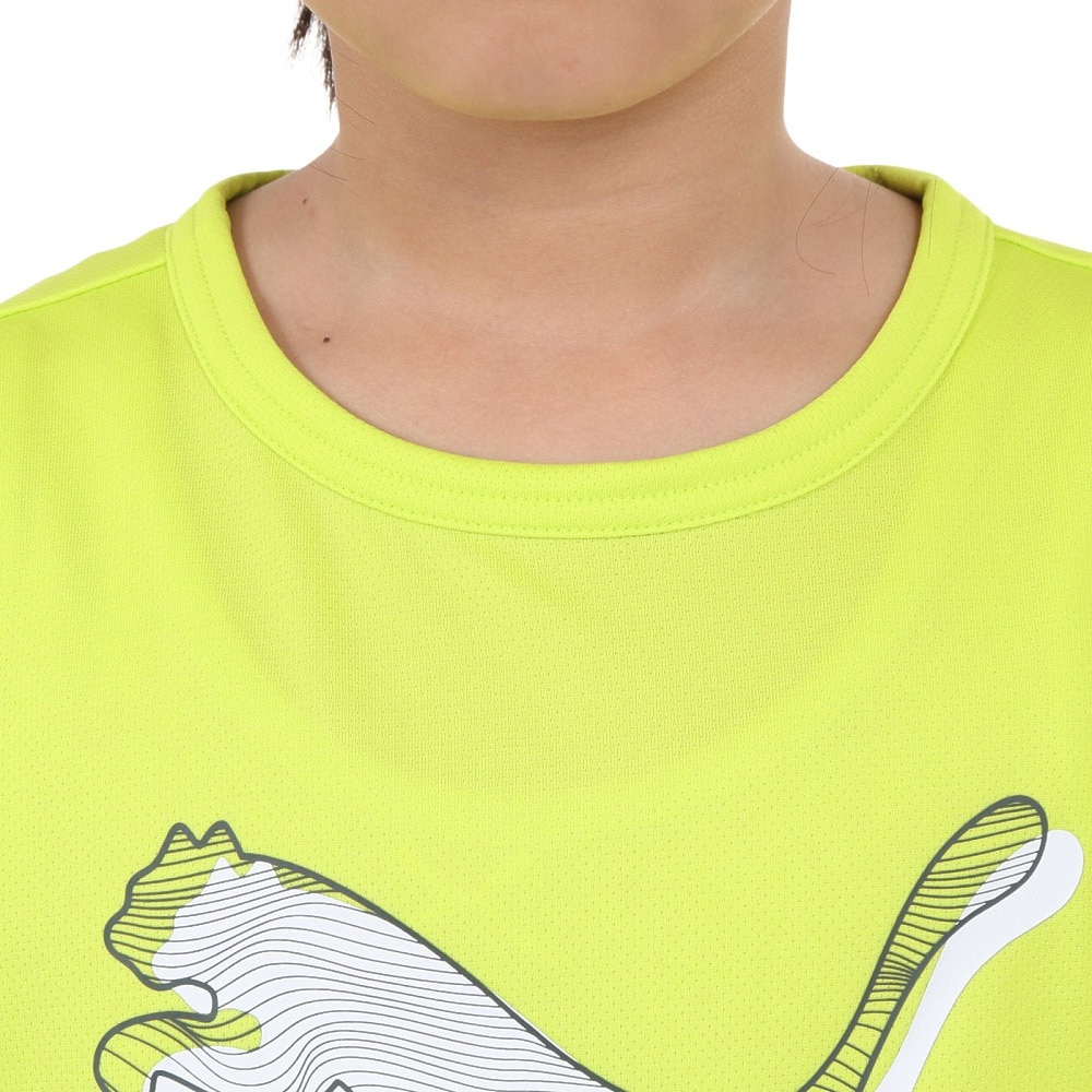 プーマ（PUMA）（キッズ）ボーイズ アクティブ スポーツ ポリ 半袖Tシャツ 680541 39 KGRN