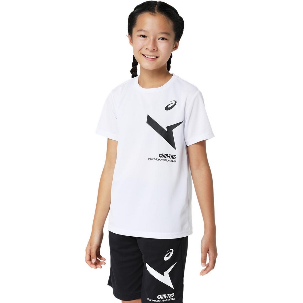 アシックス（ASICS）（キッズ）ジュニア A-I-M ドライ半袖シャツ 2034A885.100