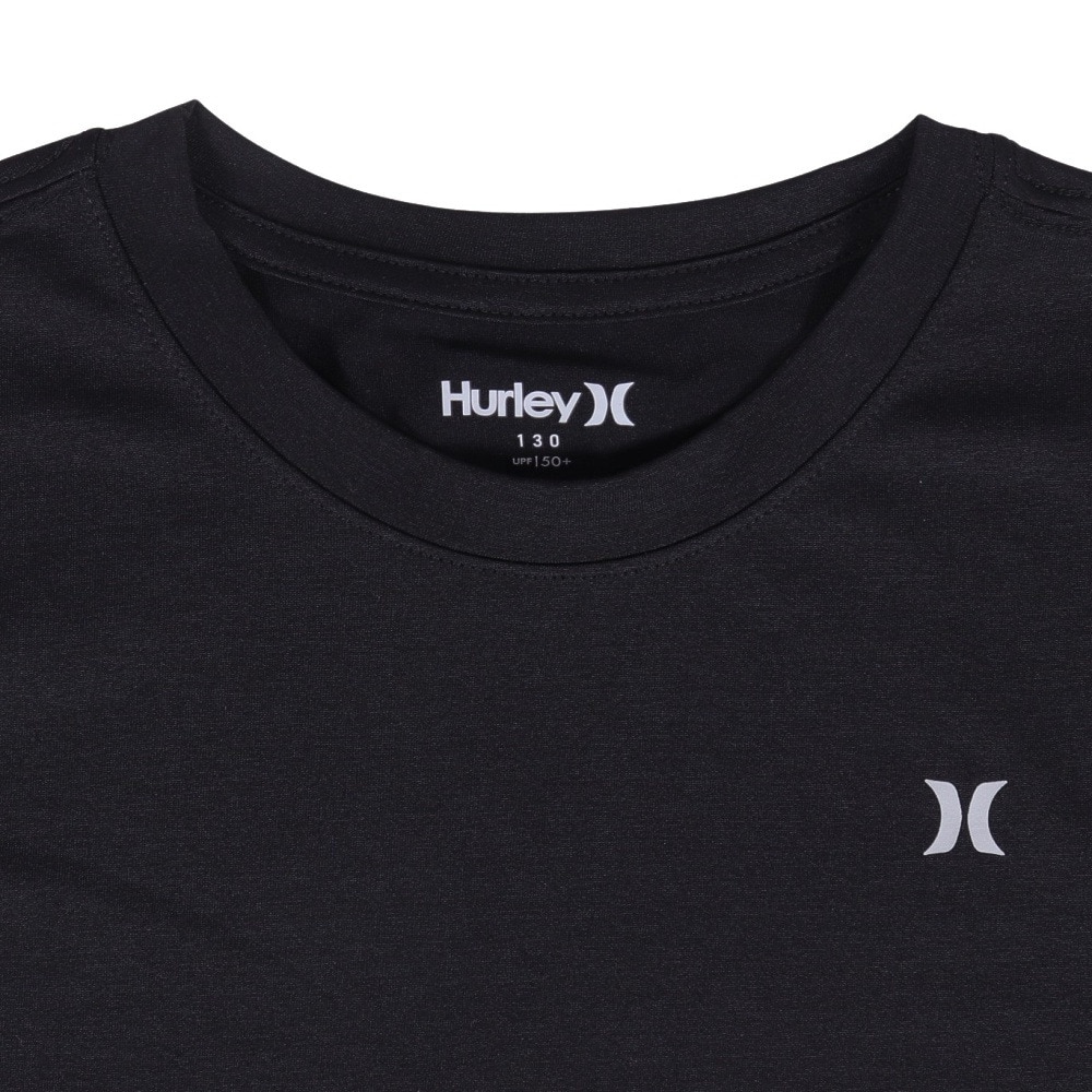 ハーレー（HURLEY）（キッズ）ボーイズ ファントム オーバーサイズド レオパード ブロック パーティー 半袖Tシャツ BUT2431007-BLK