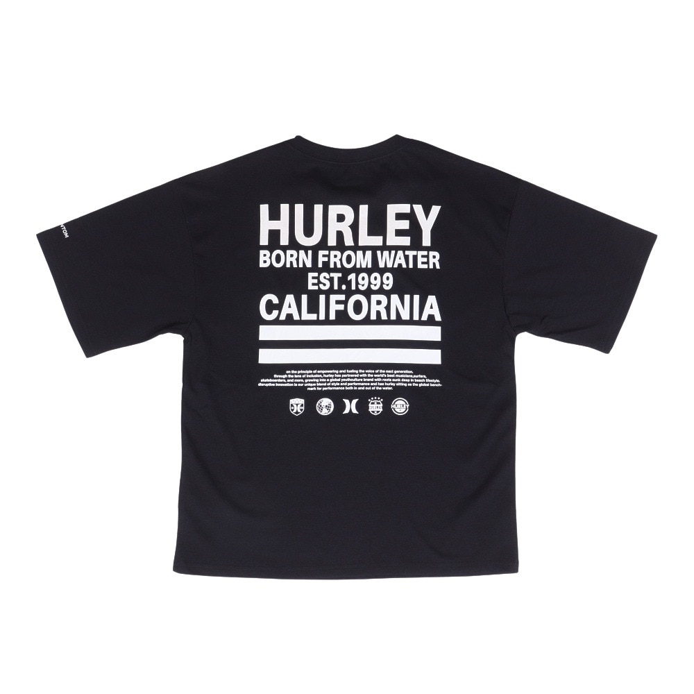 ハーレー（HURLEY）（キッズ）ボーイズ ファントム オーバーサイズド ボーン フロム ウォーター 半袖Tシャツ BUT2431008-BLK