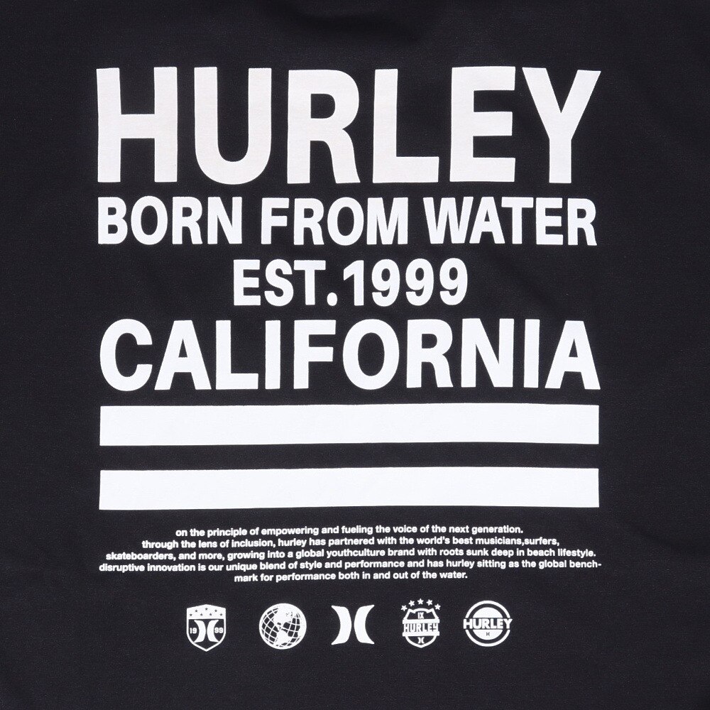 ハーレー（HURLEY）（キッズ）ボーイズ ファントム オーバーサイズド ボーン フロム ウォーター 半袖Tシャツ BUT2431008-BLK