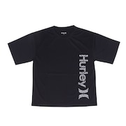 ハーレー（HURLEY）（キッズ）ボーイズ トライバル ロゴ 半袖Tシャツ BUT2431011-BLK