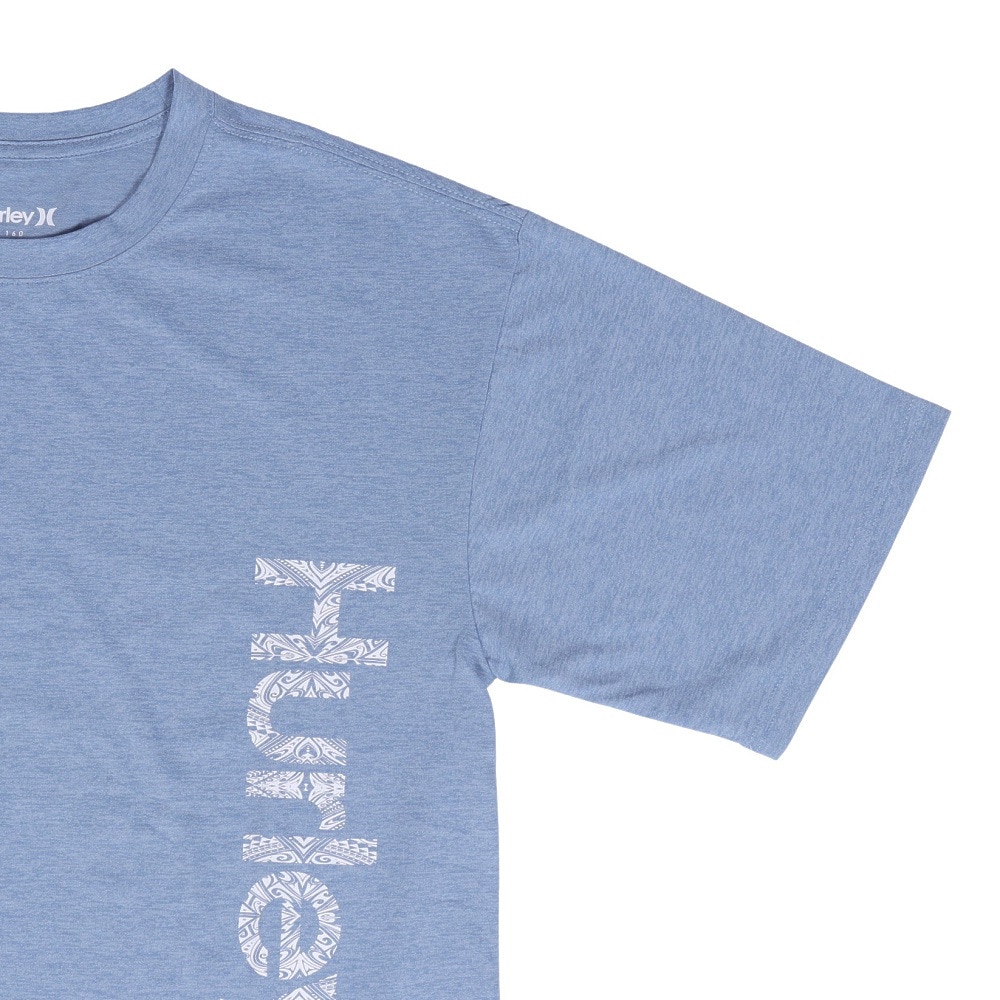ハーレー（HURLEY）（キッズ）ボーイズ トライバル ロゴ 半袖Tシャツ BUT2431011-DBLE