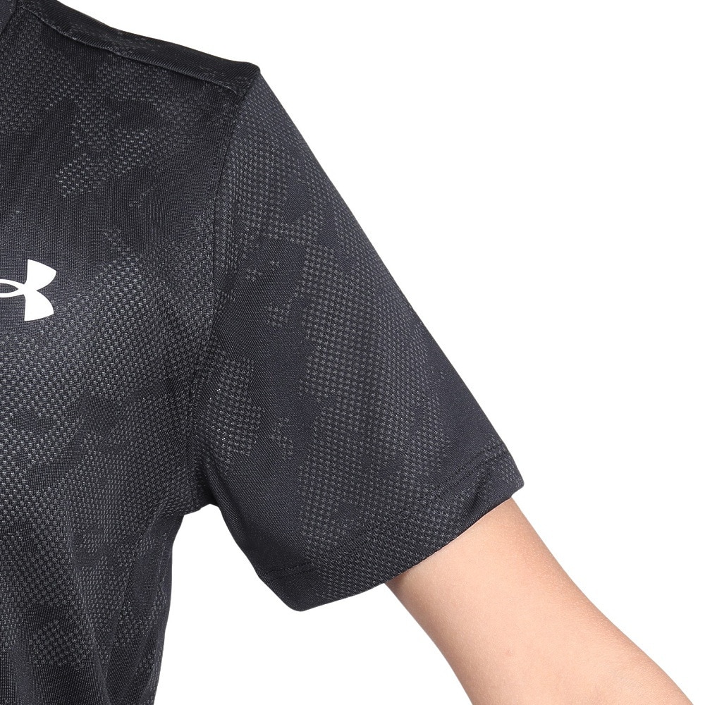 アンダーアーマー（UNDER ARMOUR）（キッズ）ジュニア テック ジャカード 半袖Tシャツ 1390019 001