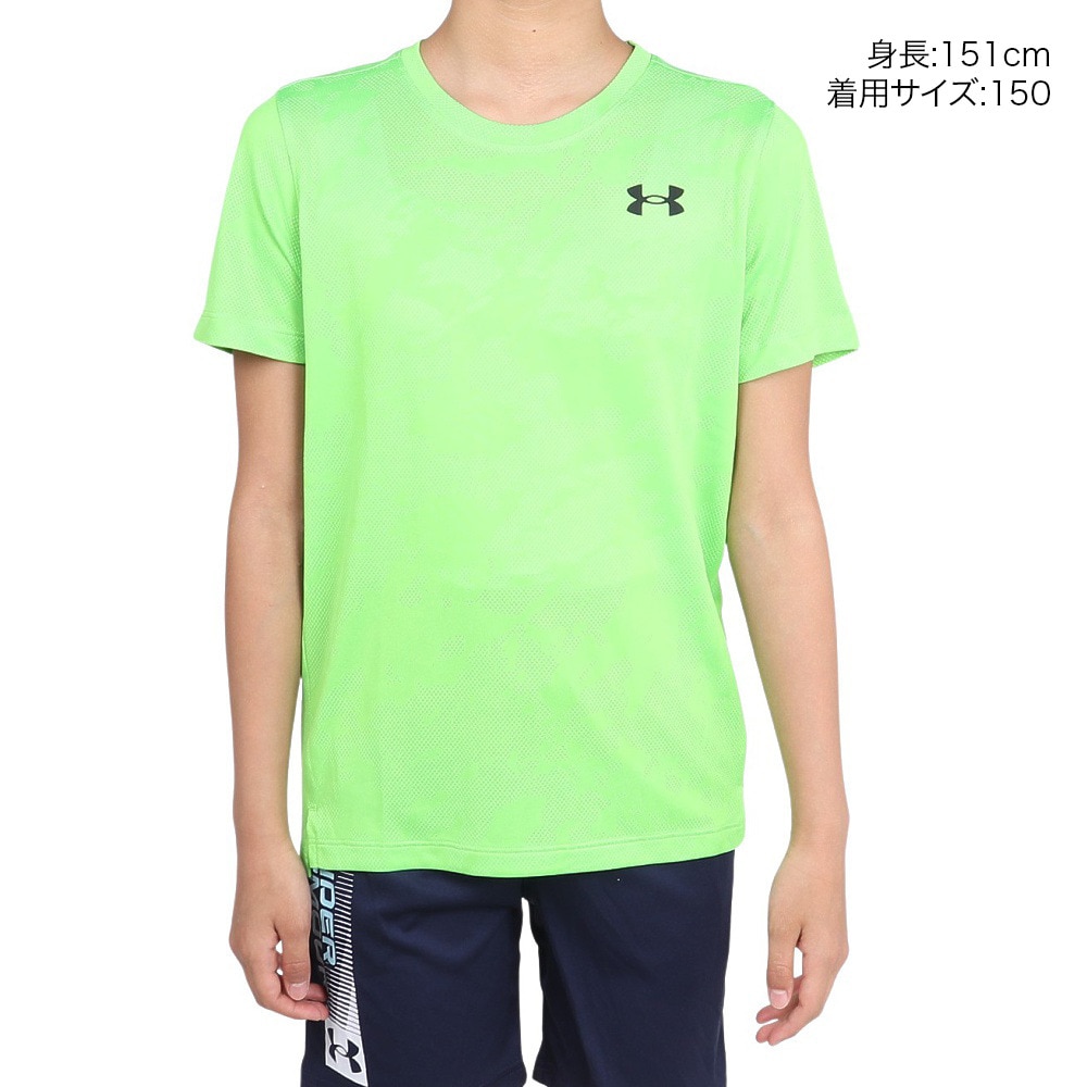 アンダーアーマー（UNDER ARMOUR）（キッズ）ジュニア テック ジャカード 半袖Tシャツ 1390019 362