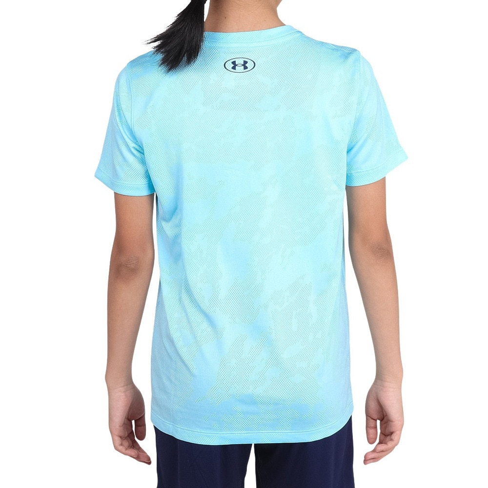 アンダーアーマー（UNDER ARMOUR）（キッズ）ジュニア テック ベント ジャカード 半袖Tシャツ 1390019 494