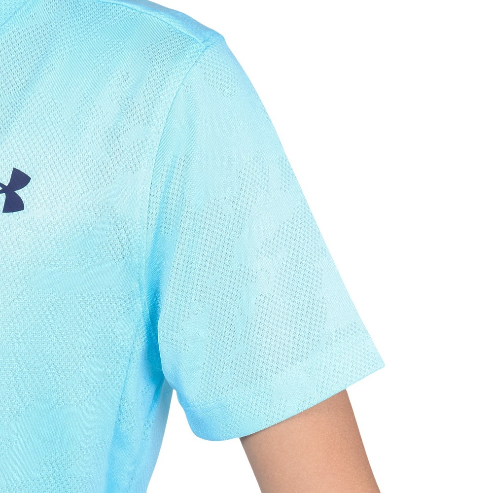 アンダーアーマー（UNDER ARMOUR）（キッズ）ジュニア テック ベント ジャカード 半袖Tシャツ 1390019 494