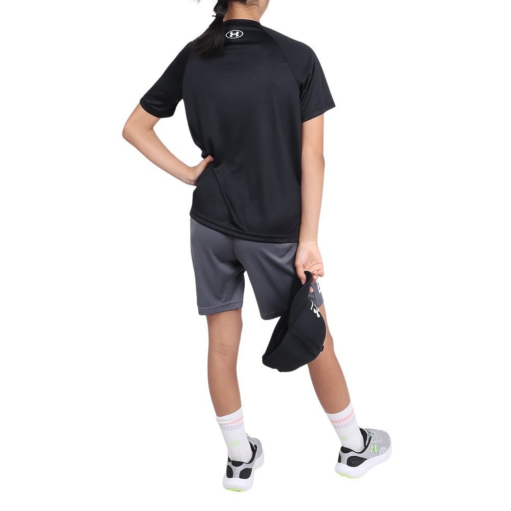 アンダーアーマー（UNDER ARMOUR）（キッズ）ジュニア UAテック スプリットロゴ ショートスリーブ Tシャツ 1390280 001