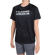 (キッズ)ジュニア UAテック スプリットロゴ ショートスリーブ Tシャツ 1390280 001