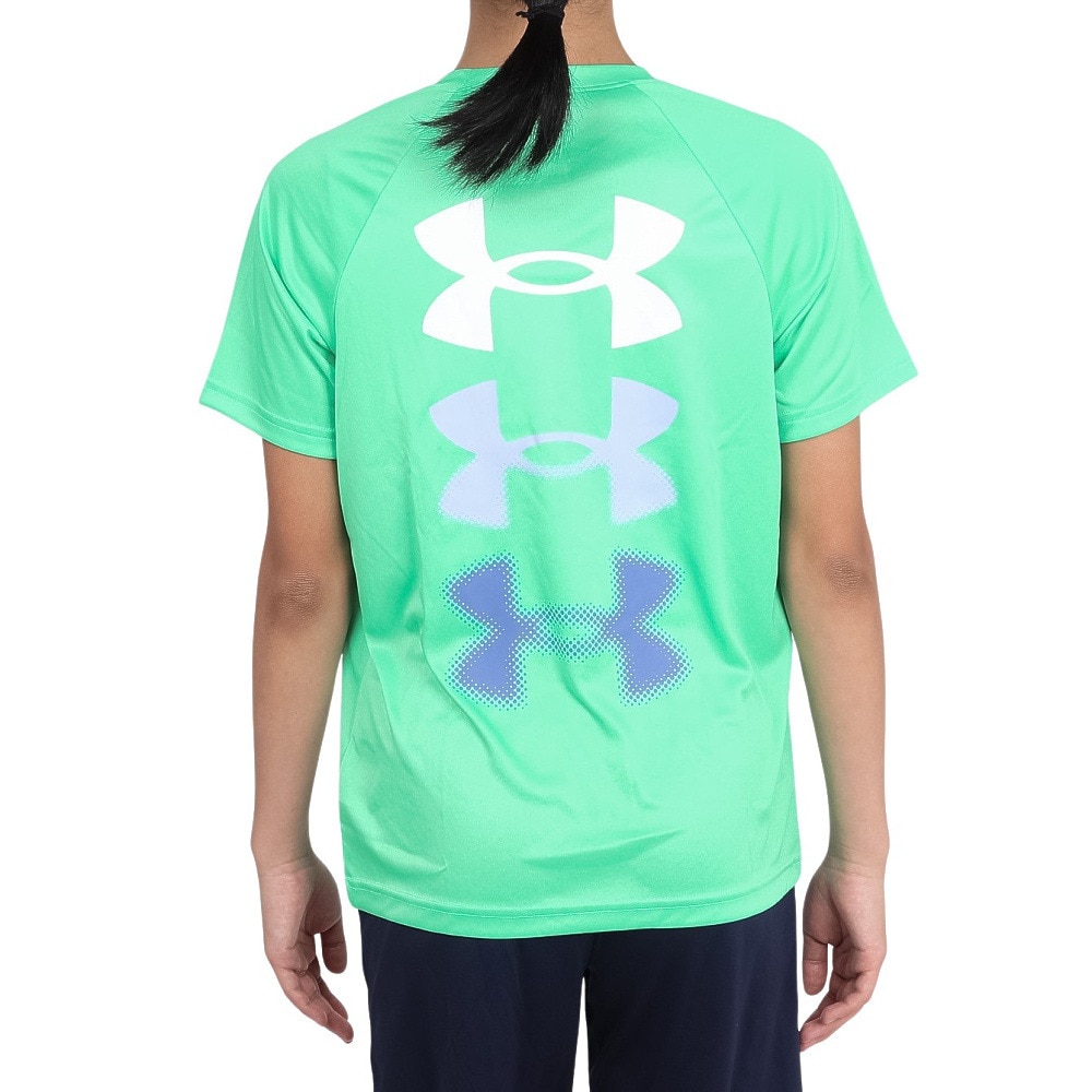 アンダーアーマー（UNDER ARMOUR）（キッズ）ジュニア テック トリプルロゴ 半袖Tシャツ 1390281 299