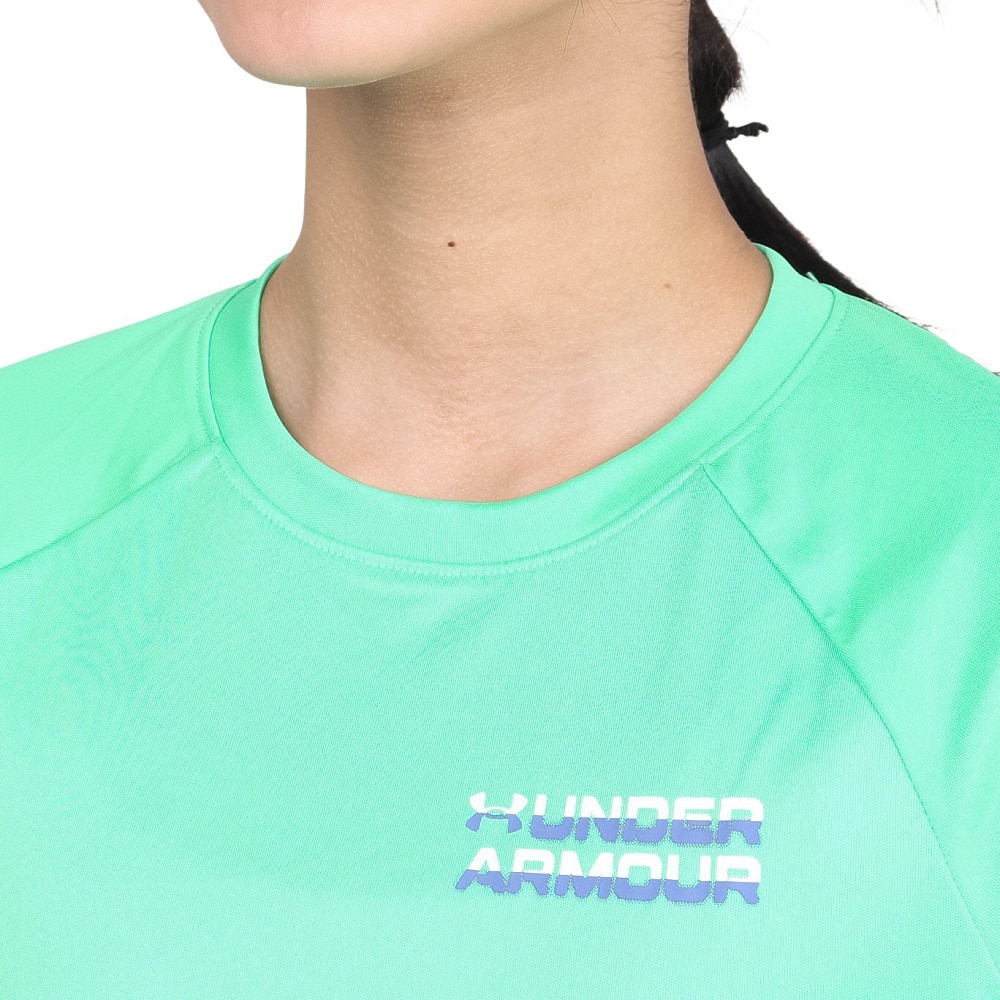 アンダーアーマー（UNDER ARMOUR）（キッズ）ジュニア テック トリプルロゴ 半袖Tシャツ 1390281 299