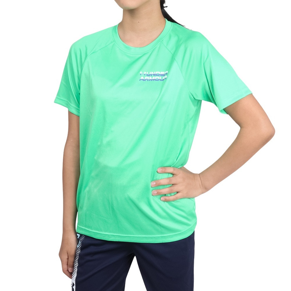 アンダーアーマー（UNDER ARMOUR）（キッズ）ジュニア テック トリプルロゴ 半袖Tシャツ 1390281 299