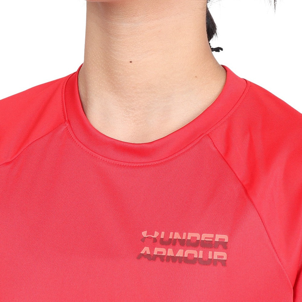 アンダーアーマー（UNDER ARMOUR）（キッズ）ジュニア テック トリプルロゴ 半袖Tシャツ 1390281 600