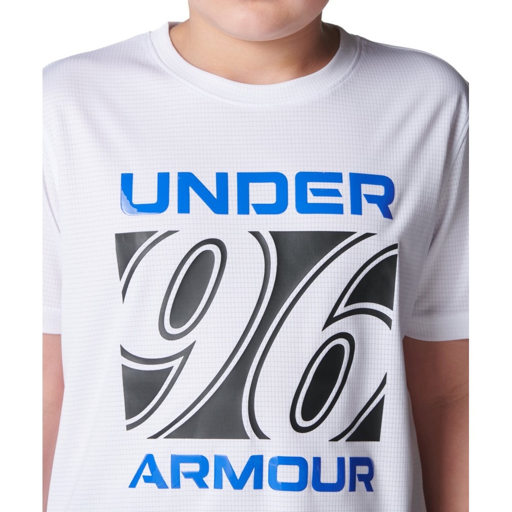 アンダーアーマー（UNDER ARMOUR）（キッズ）スピードストライド 96ロゴ ショートスリーブ Tシャツ 6005306 100