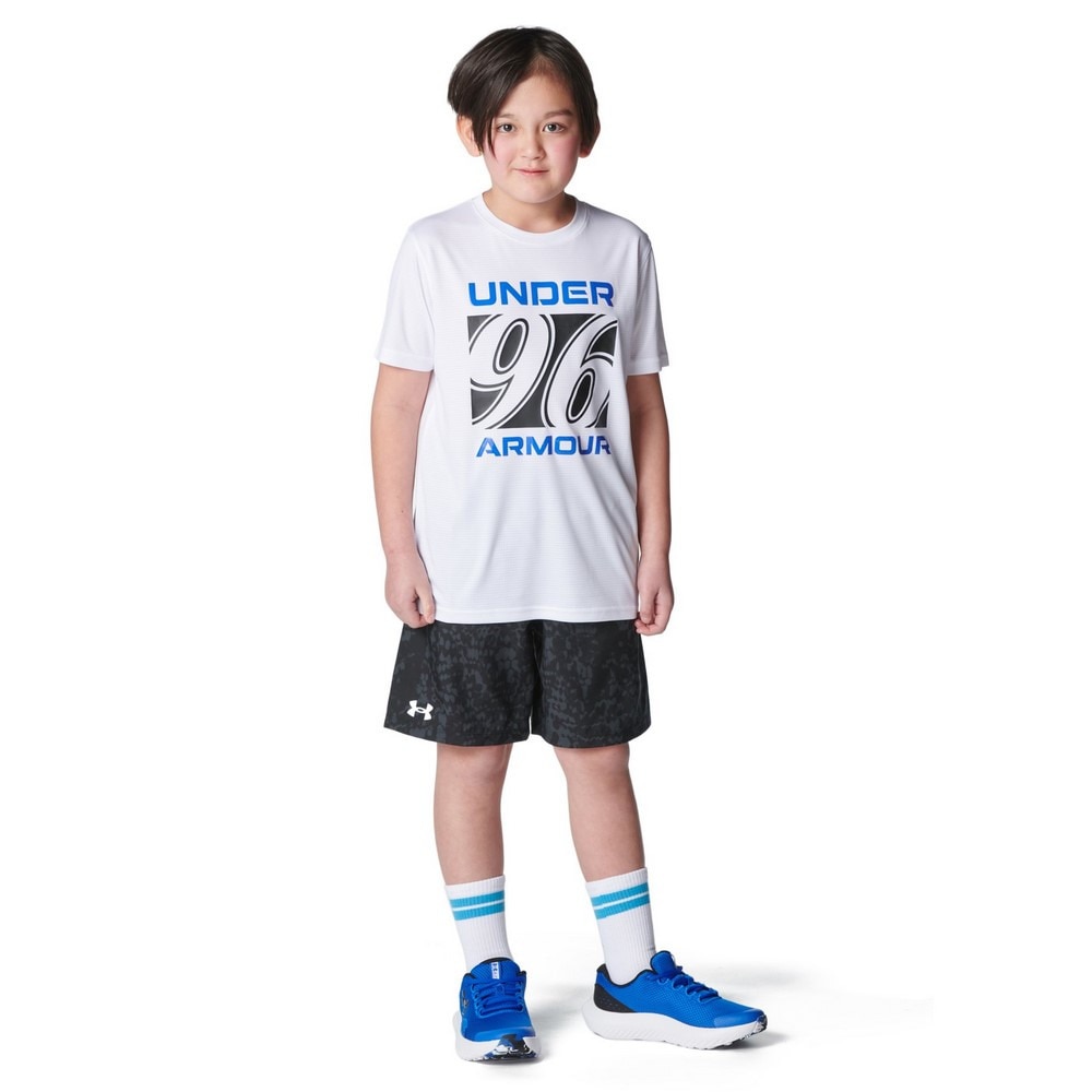 アンダーアーマー（UNDER ARMOUR）（キッズ）スピードストライド 96ロゴ ショートスリーブ Tシャツ 6005306 100