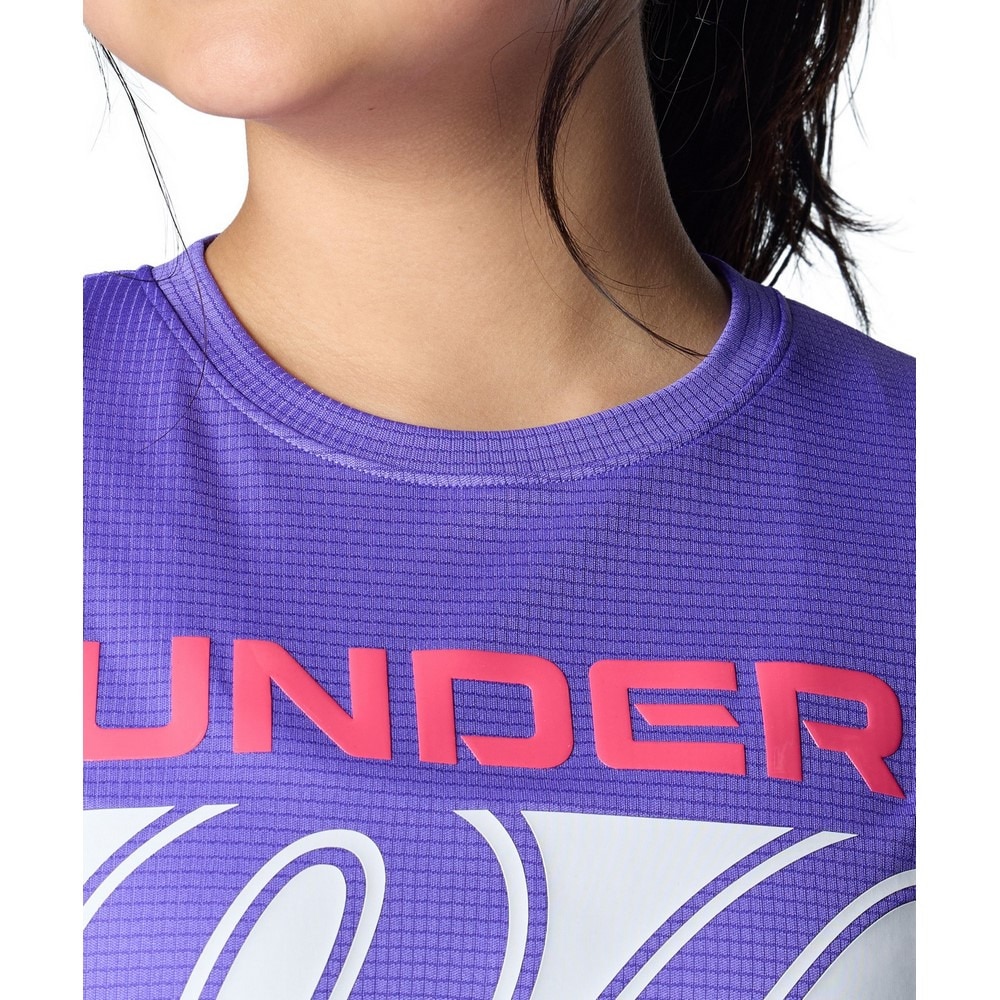 アンダーアーマー（UNDER ARMOUR）（キッズ）スピードストライド 96ロゴ ショートスリーブ Tシャツ 6005306 538