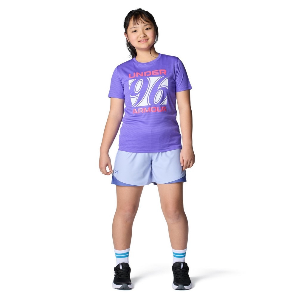 アンダーアーマー（UNDER ARMOUR）（キッズ）スピードストライド 96ロゴ ショートスリーブ Tシャツ 6005306 538