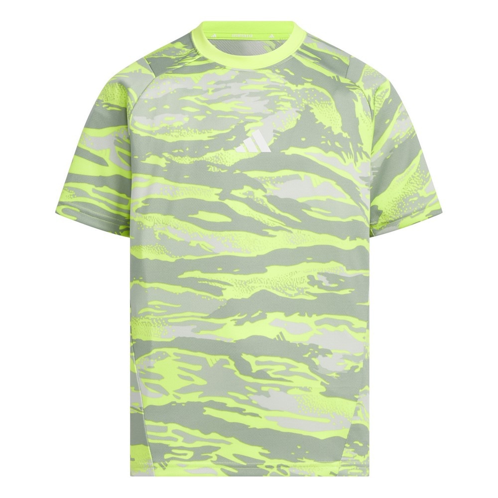 アディダス（adidas）（キッズ）ジュニア MH エッセンシャルズ カモ総柄プリント 半袖Tシャツ KCE62-JM4543