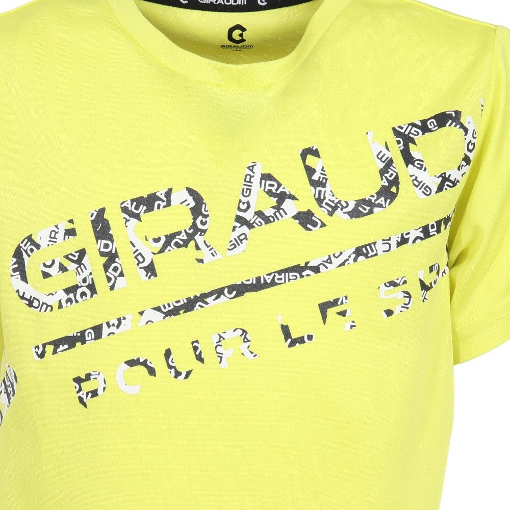 ジローム（GIRAUDM）（キッズ）ジュニア ドライプラス15 メッシュ 半袖Tシャツ CT5S0052-TR865-GRJY FGRN
