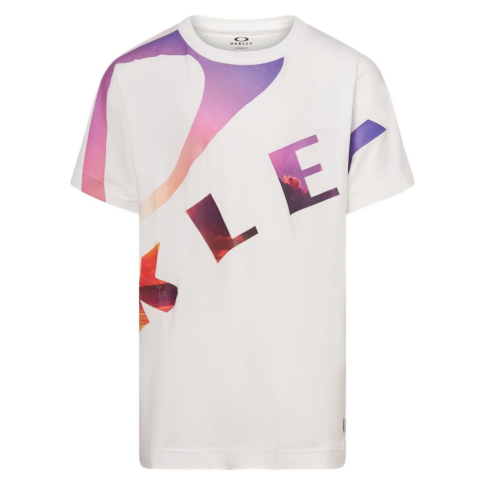 オークリー（OAKLEY）（キッズ）ジュニア QD 半袖 フォト Tシャツ FOA407710-100
