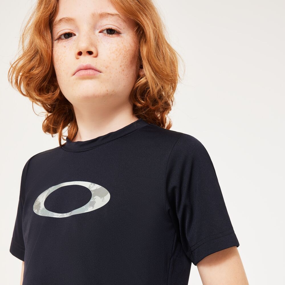 オークリー（OAKLEY）（キッズ）ジュニア テック COLD 半袖 ELLIPSE Tシャツ 9.0 FOA407716-02E