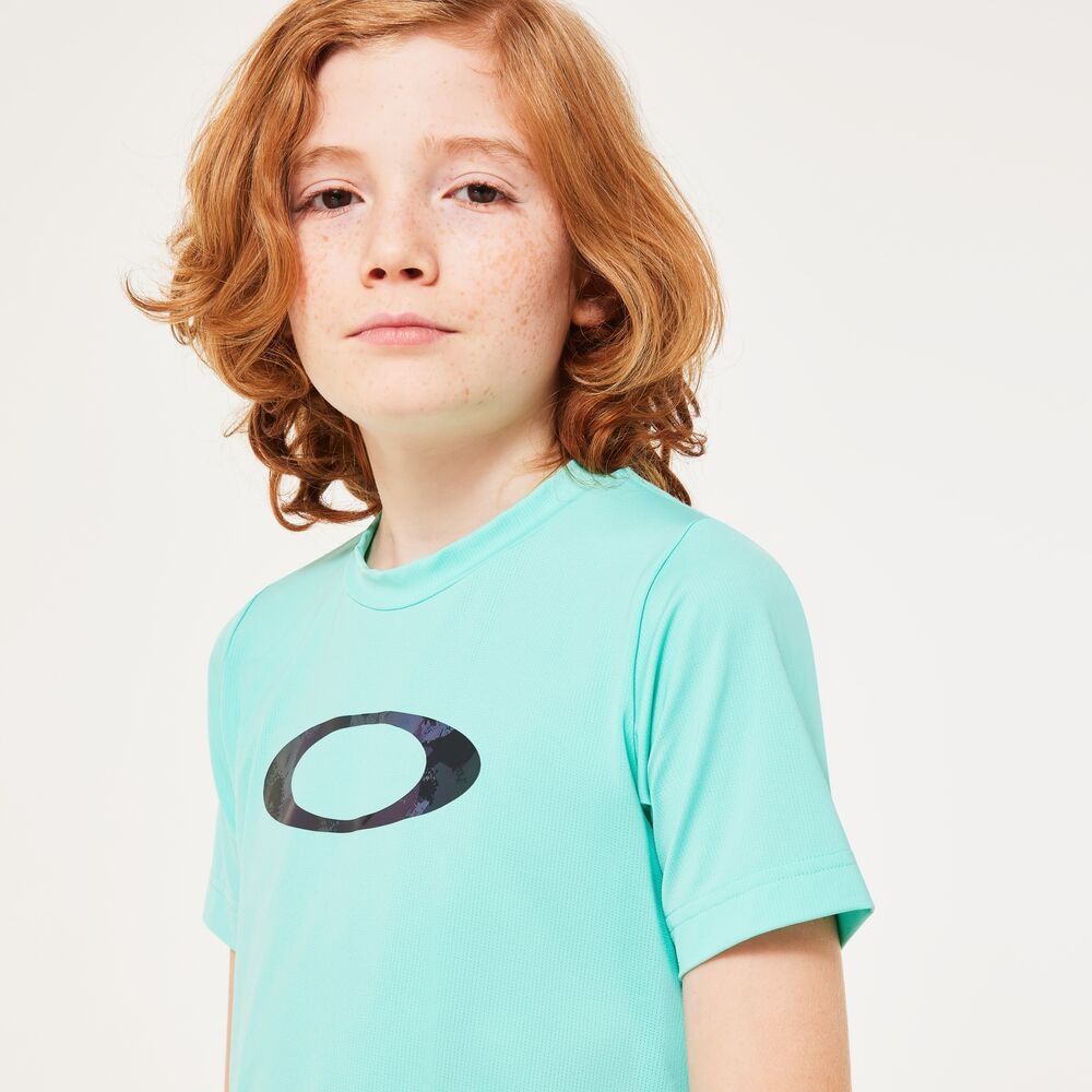オークリー（OAKLEY）（キッズ）ジュニア テック COLD 半袖 ELLIPSE Tシャツ 9.0 FOA407716-78K