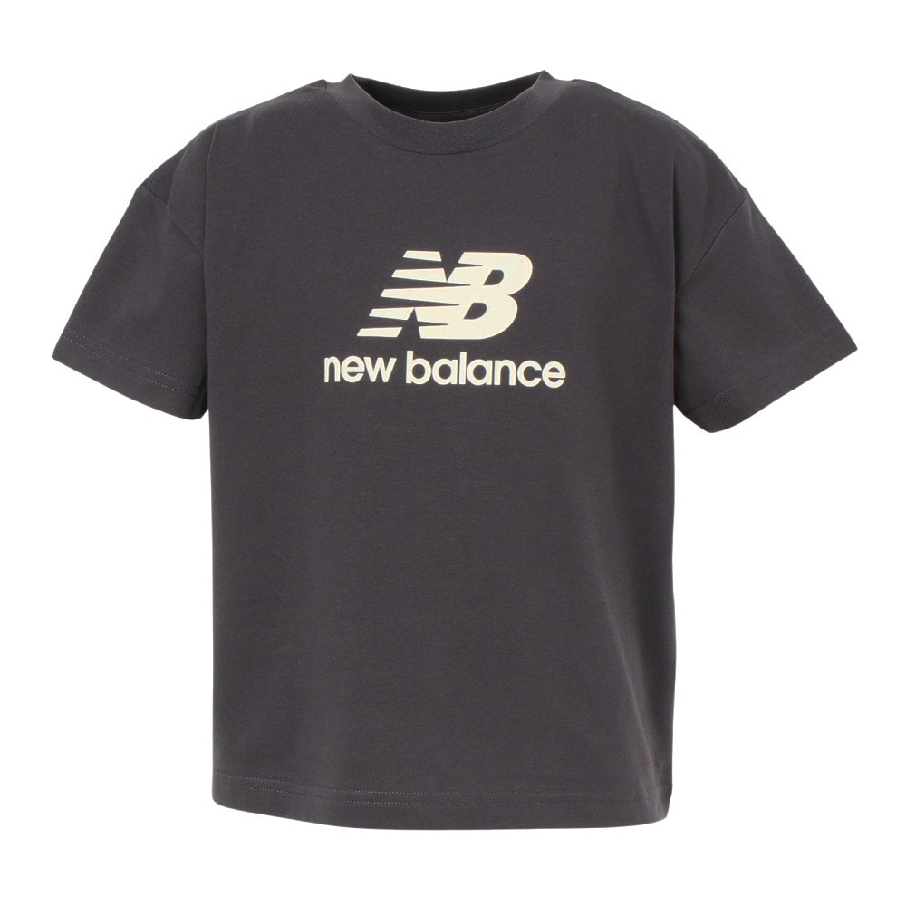 ニューバランス（new balance）（キッズ）ジュニア DRY スタックドロゴ 半袖Tシャツ ABT55541BLK