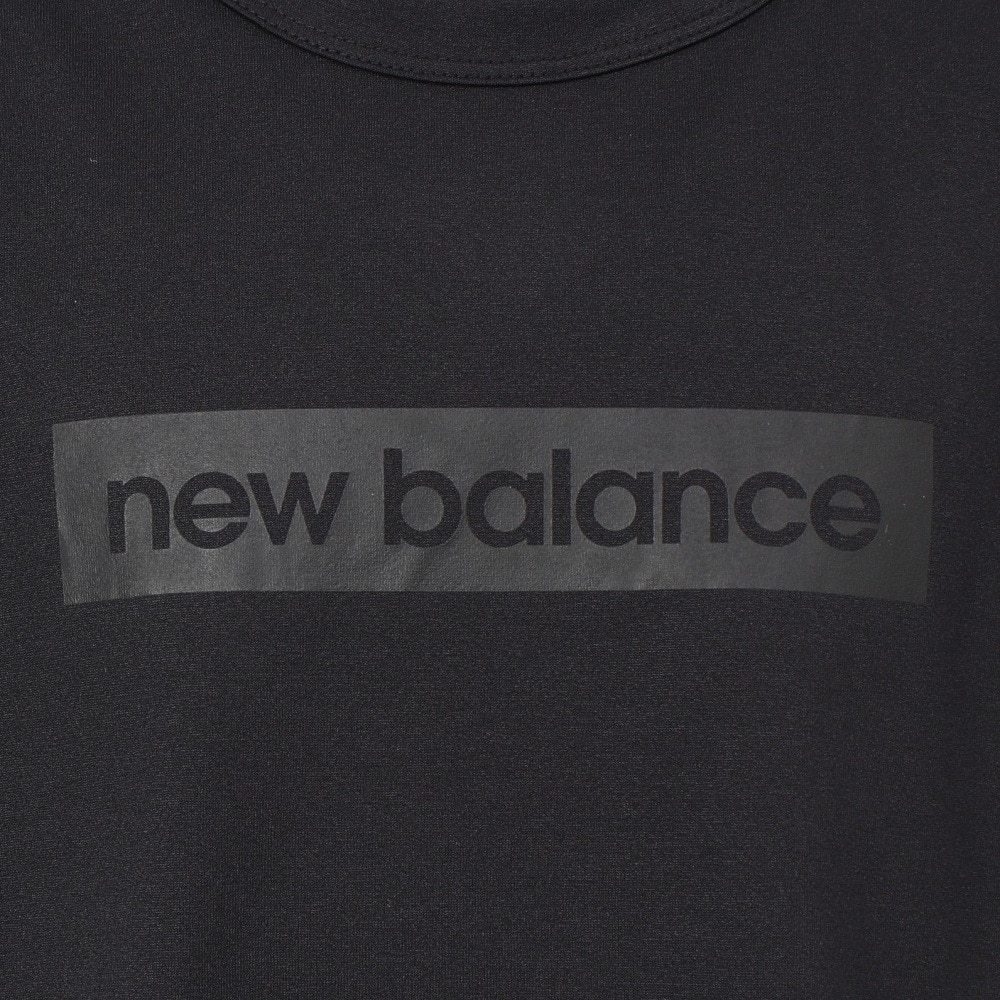 ニューバランス（new balance）（キッズ）ジュニア ロゴショートスリーブトップ 半袖Tシャツ ABT55525BK