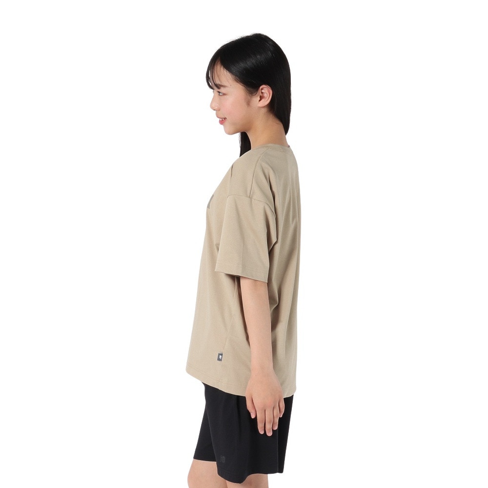 ニューバランス（new balance）（キッズ）UVDRYニット半袖Tシャツ ABT55525INC