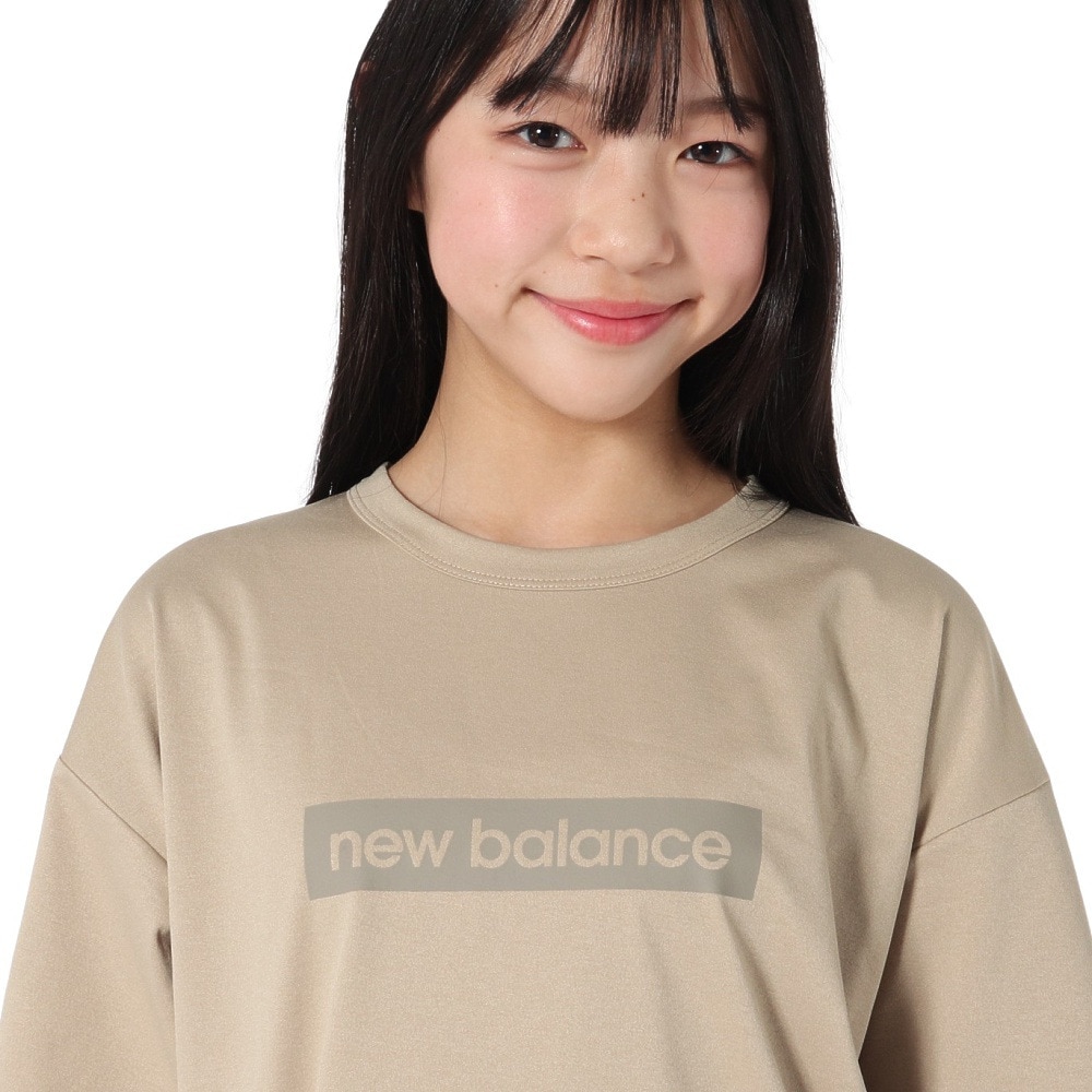 ニューバランス（new balance）（キッズ）UVDRYニット半袖Tシャツ ABT55525INC
