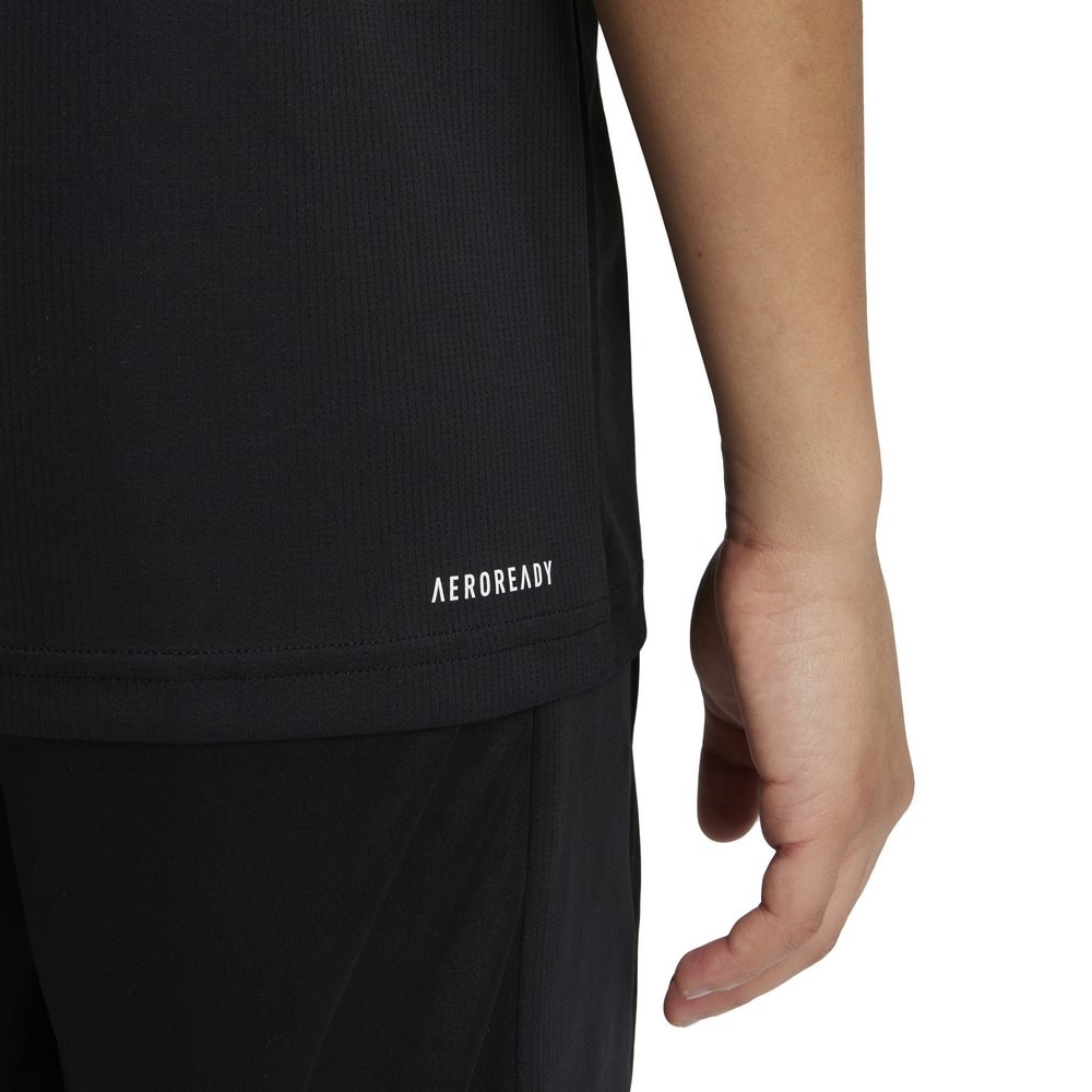 アディダス（adidas）（キッズ）ジュニア トレイン エッセンシャルズ ロゴ レギュラーフィット 半袖Tシャツ JTH37-IV9576