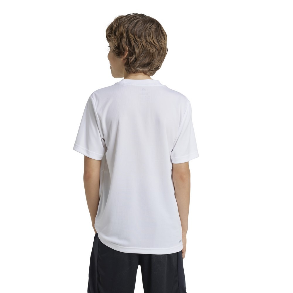 アディダス（adidas）（キッズ）ジュニア トレイン エッセンシャルズ ロゴ レギュラーフィット 半袖Tシャツ JTH37-IW0853