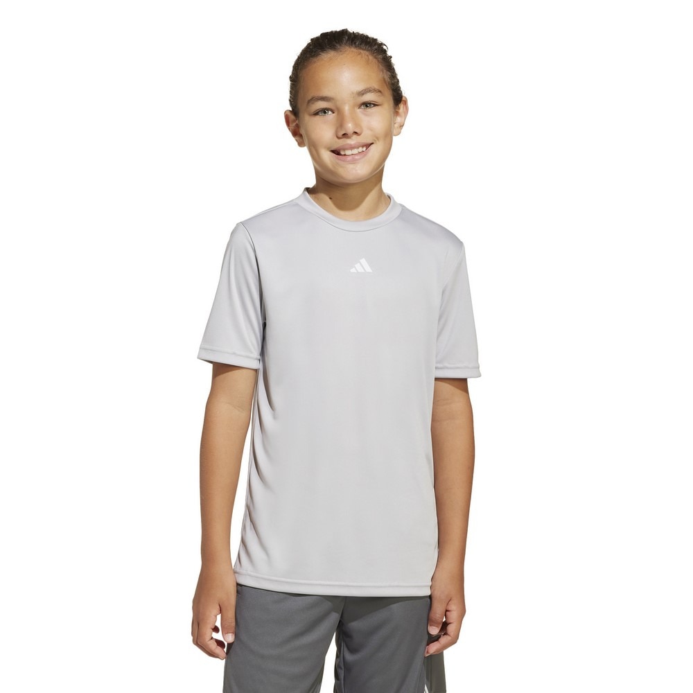 アディダス（adidas）（キッズ）ジュニア トレイン エッセンシャルズ ロゴ レギュラーフィット 半袖Tシャツ JTH37-JJ1063