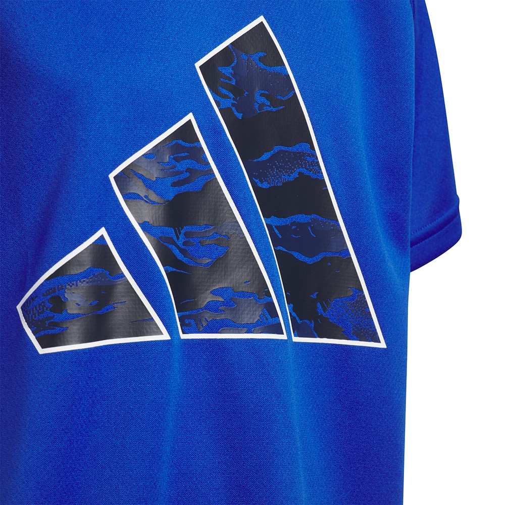 アディダス（adidas）（キッズ）キッズ エッセンシャルズ 3バー カモ柄 半袖Tシャツ KCE63-JM4545
