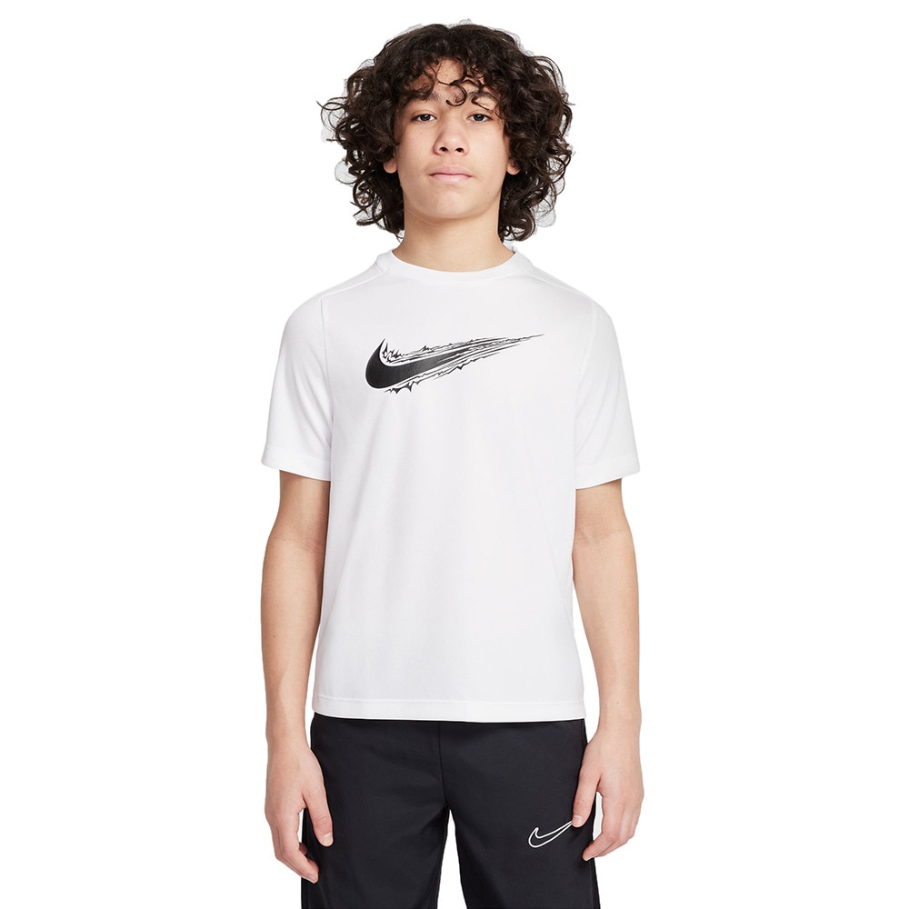 ナイキ（NIKE）（キッズ）マルチ ボーイズ ドライフィット ショートスリーブ トップ HF8100-100