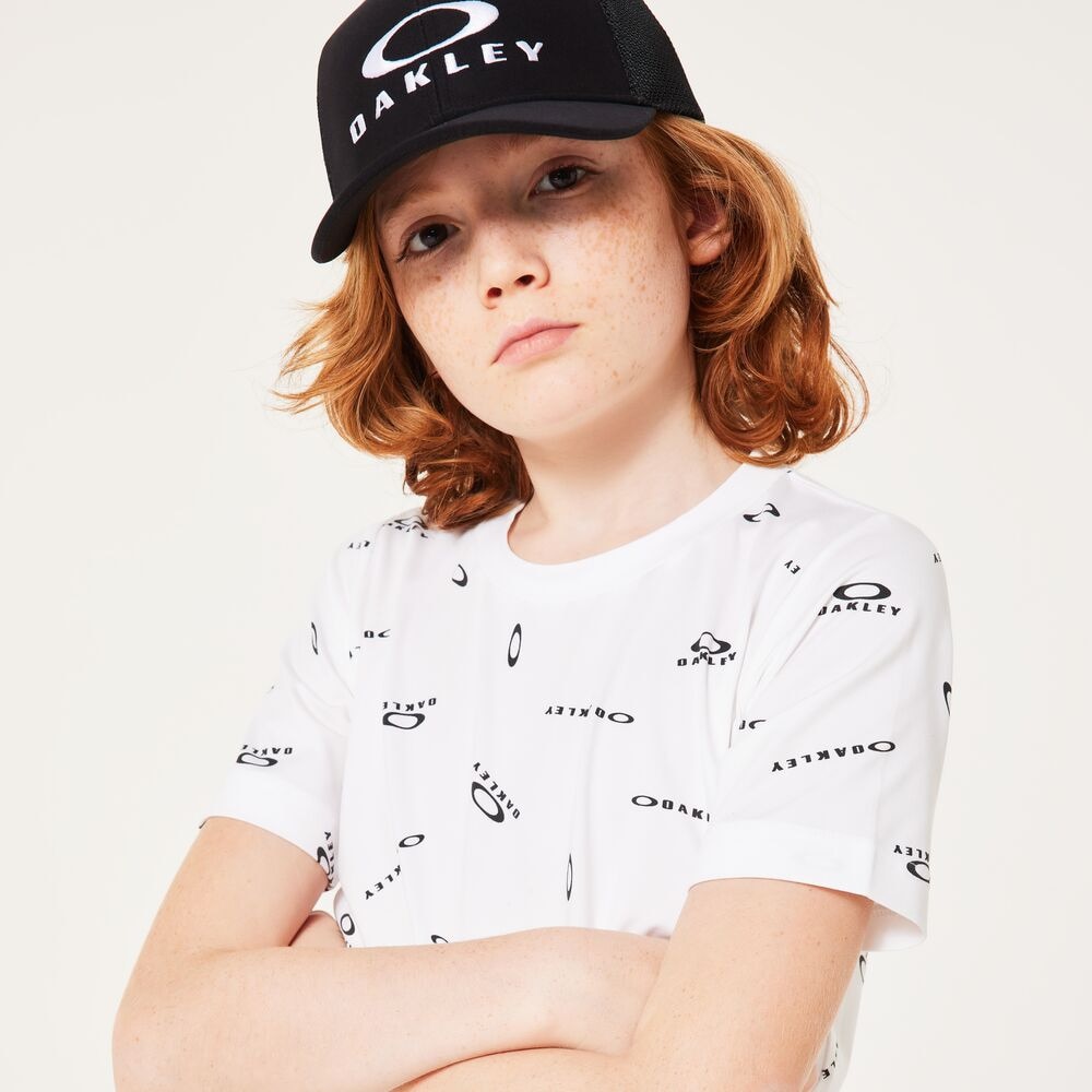 オークリー（OAKLEY）（キッズ）ジュニア QD 半袖 グラフィック Tシャツ FOA407711-186