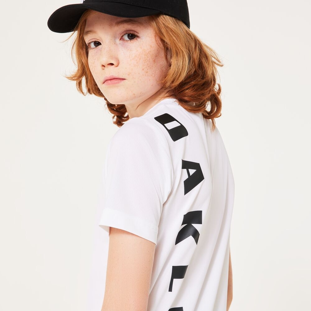 オークリー（OAKLEY）（キッズ）ジュニア テック COLD 半袖 BOLD Tシャツ 9.0 FOA407717-100