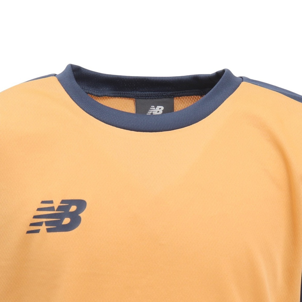ニューバランス（new balance）（キッズ）ジュニア Black Out ニット 半袖 Tシャツ ABT55221DAP