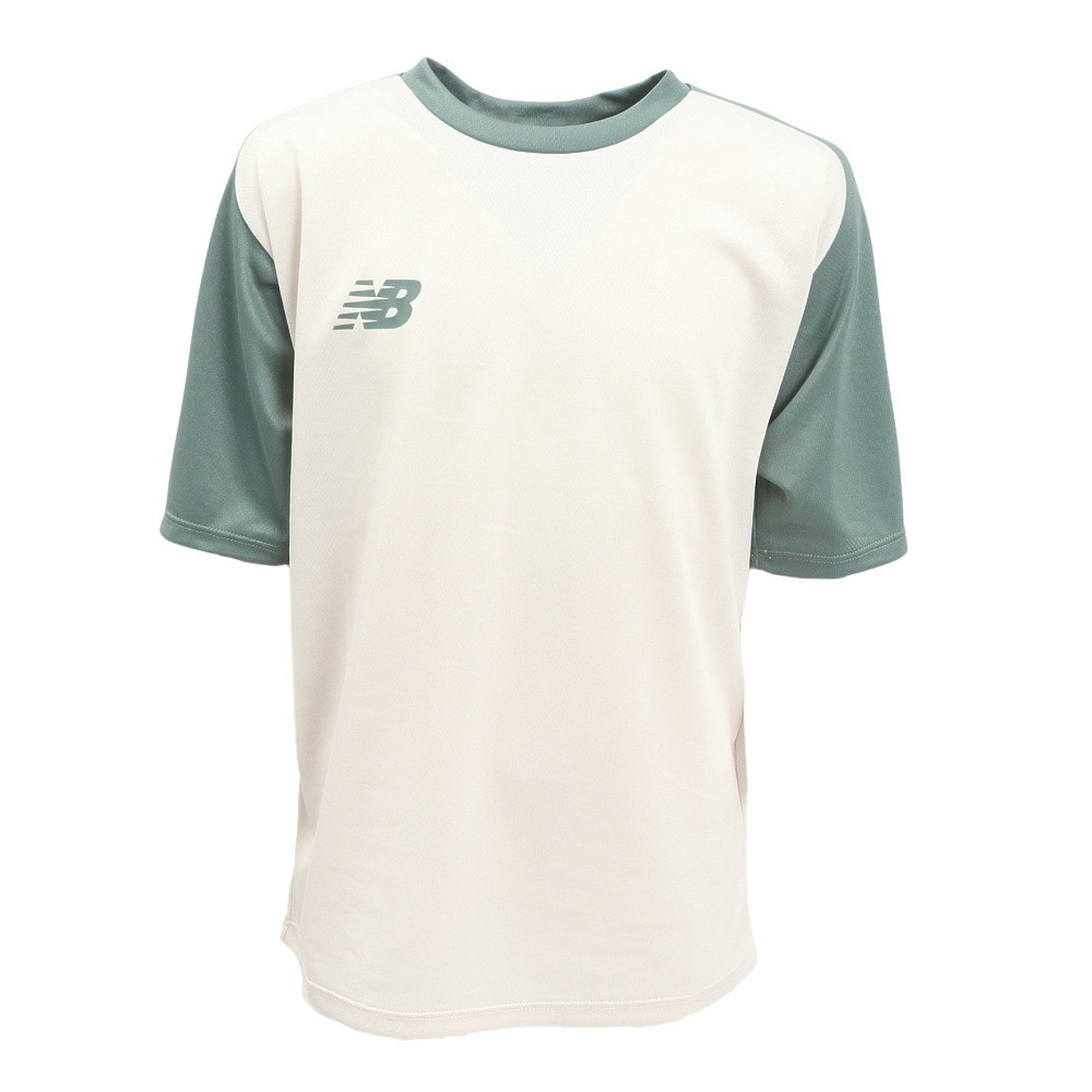 ニューバランス（new balance）（キッズ）ジュニア Black Out ニット 半袖 Tシャツ ABT55221LIN