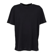 (キッズ)ドライ 吸汗速乾 UVカット ジュニア 半袖無地Tシャツ 865PG9CD9296 BLK