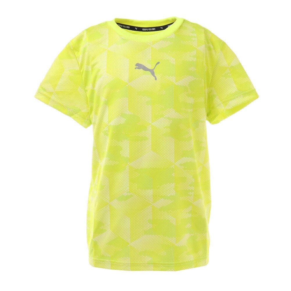  ジュニア ACTIVE SPORTS AOP ポリ Tシャツ 588835 30 YEL