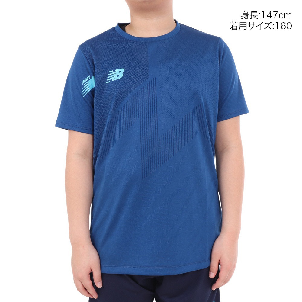 ニューバランス（new balance）（キッズ）ジュニア ジャガードTシャツ JT231437ATE