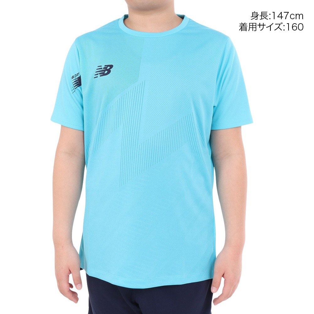 ニューバランス（new balance）（キッズ）ジュニア ジャガードTシャツ JT231437BYS
