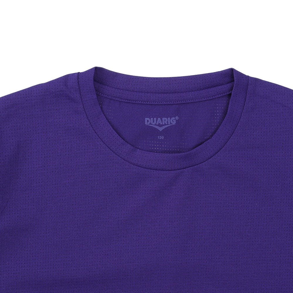 デュアリグ（DUARIG）（キッズ）ジュニア BASIC ドライプラス PBTMS 半袖Tシャツ 6S0057-TRCT-865CD PUL