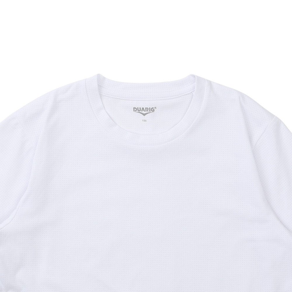 デュアリグ（DUARIG）（キッズ）ジュニア ベーシック ドライプラス PBTMS 半袖Tシャツ 6S0057-TRCT-865CD WHT