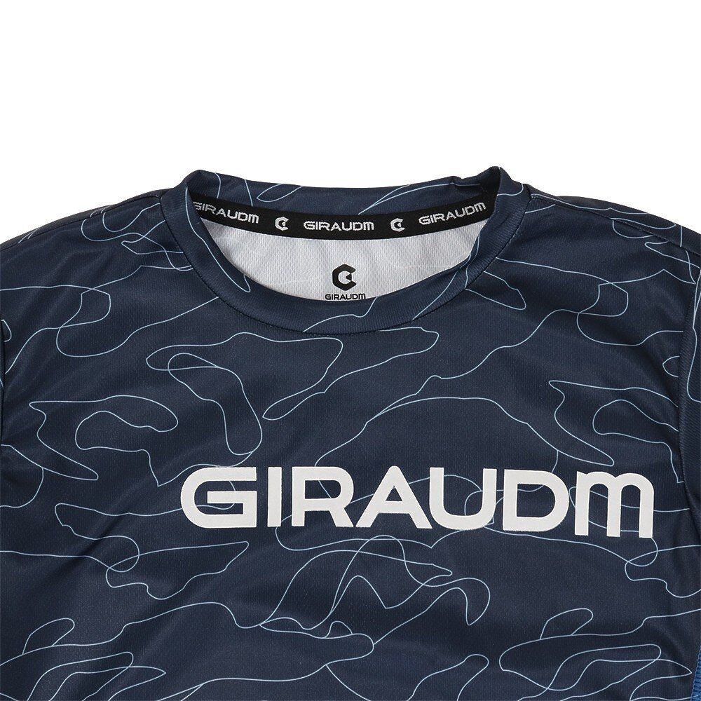 ジローム（GIRAUDM）（キッズ）ドライ 接触冷感 ドライプラスクール メッシュ2点セットA CT2S3393-TR865-DGSD NVY★★★